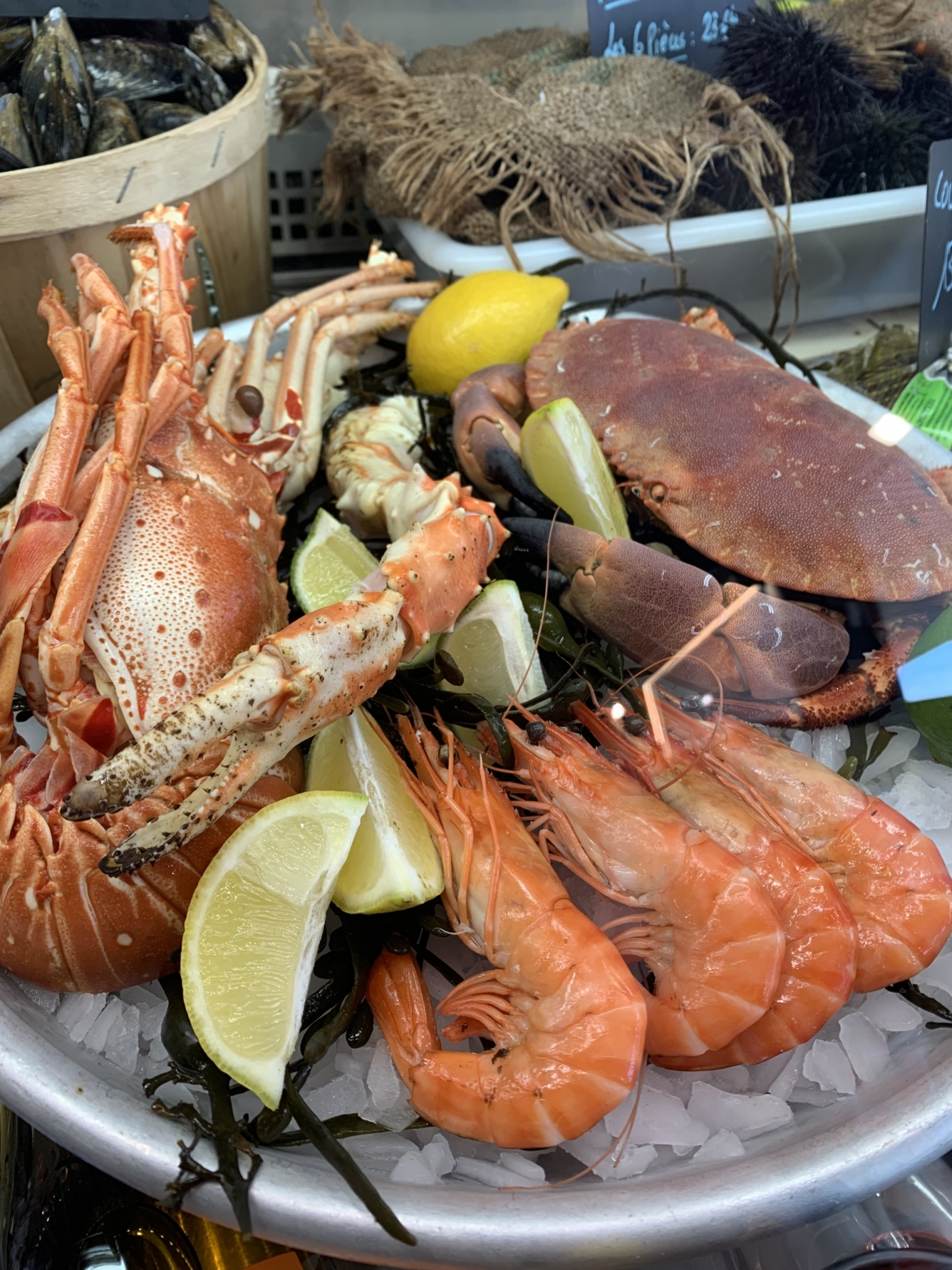 Plateau de fruits de mer garni maison d'Art de Vie